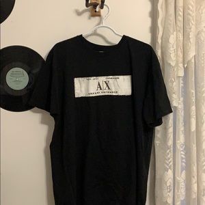 Armani Exchange black box logo tee